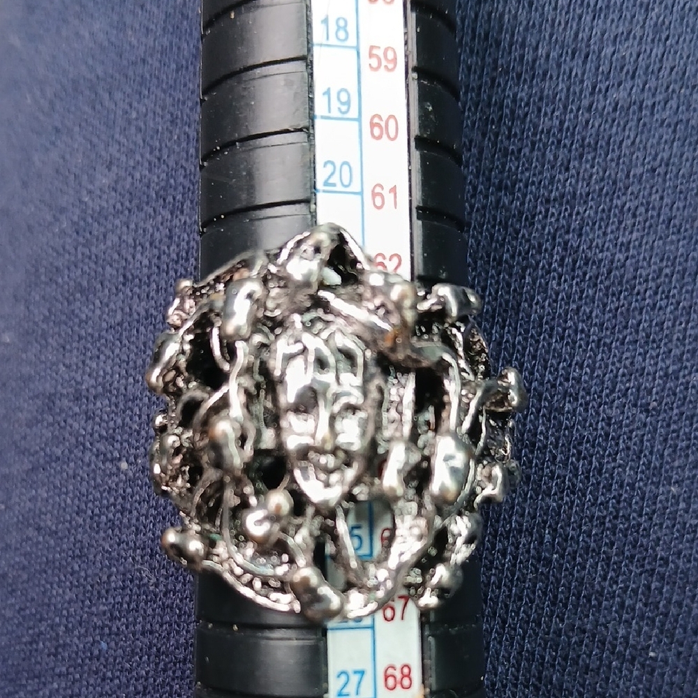 Silver Medusa Ring